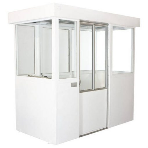 GUARD SHACK W/ WHITE ROOF STEEL | Air Designs