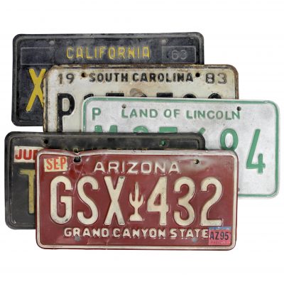 LICENSE PLATES