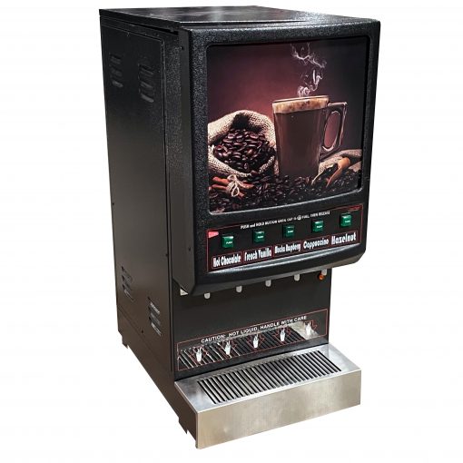 COFFEE / HOT BEVERAGE DISPENSER / COUNTERTOP / 5 FLAVOR Air Designs