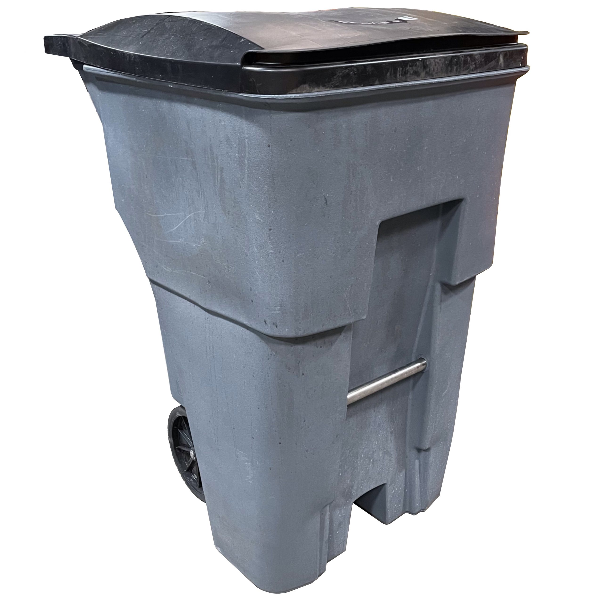 RESIDENTIAL TRASH CONTAINER / LARGE / GRAY W/ BLACK LID | Air Designs