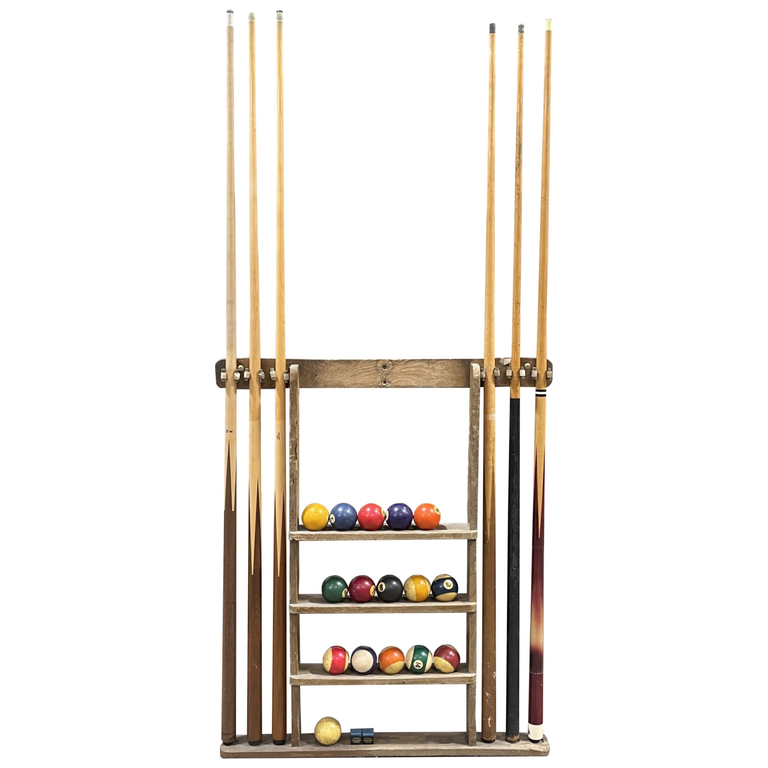 POOL CUE RACK WALL MOUNT WOOD Air Designs   IMG 85359 Scaled 