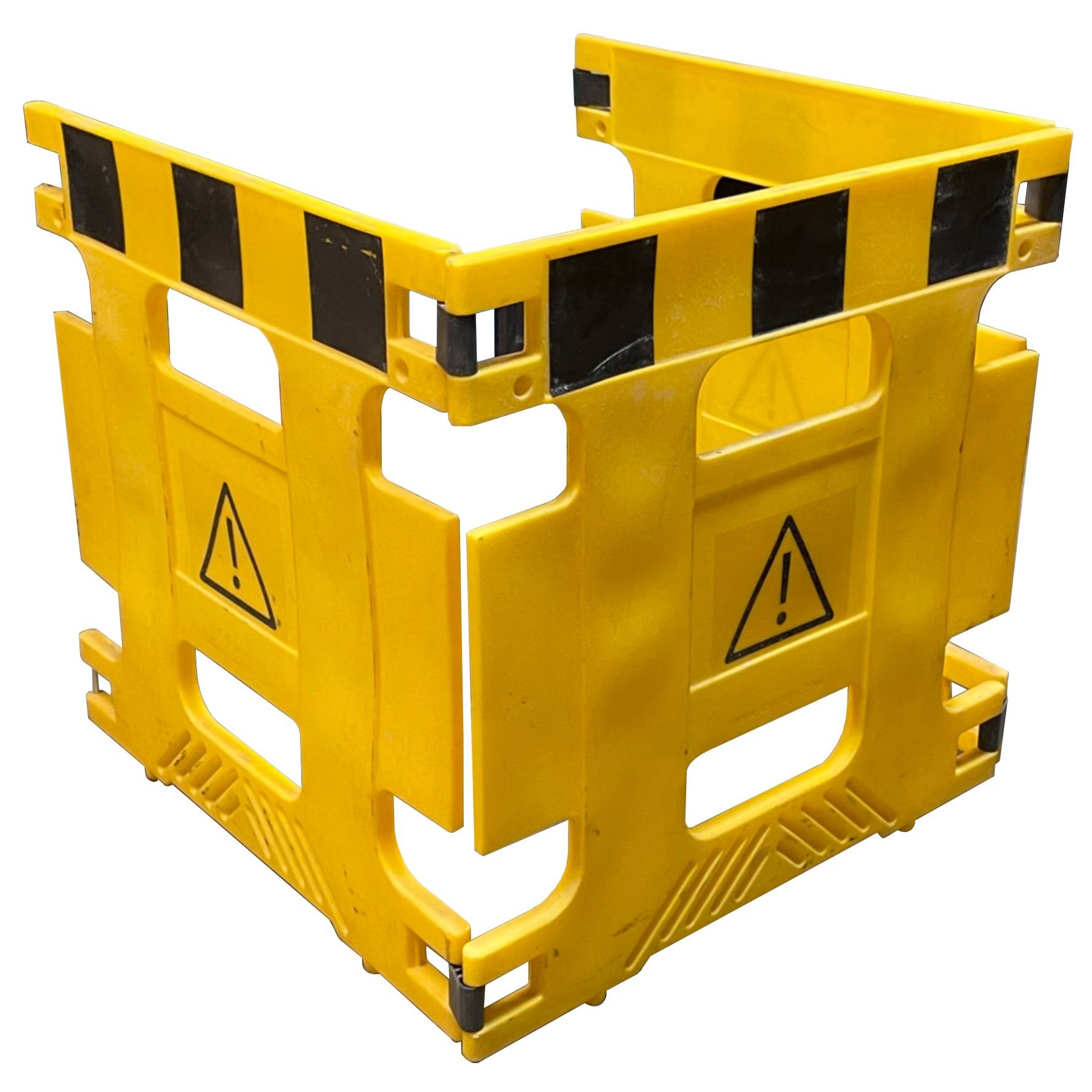 MANHOLE GUARD FENCE / YELLOW & BLACK / PLASTIC | Air Designs